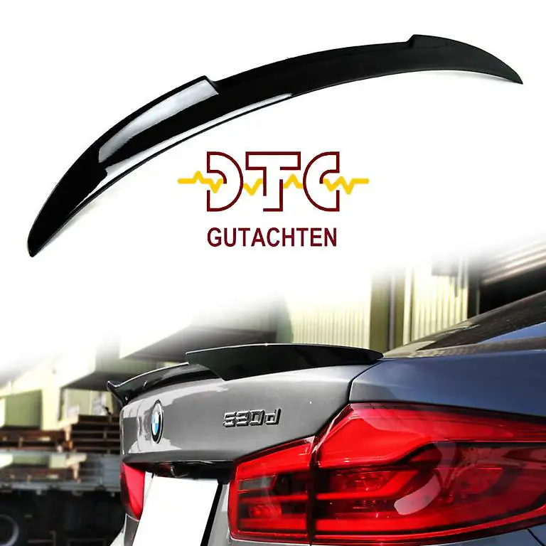Heckspoiler M4-Typ DTC Gutachten Schwarz BMW 5er G30 M5 F90