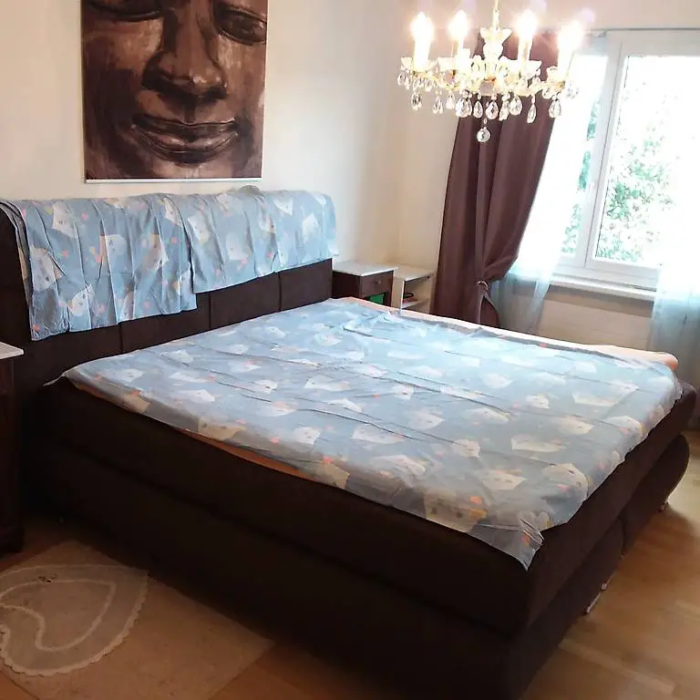 Bettwäsche Duvetanzug 200x210 Love Herz/hellblau