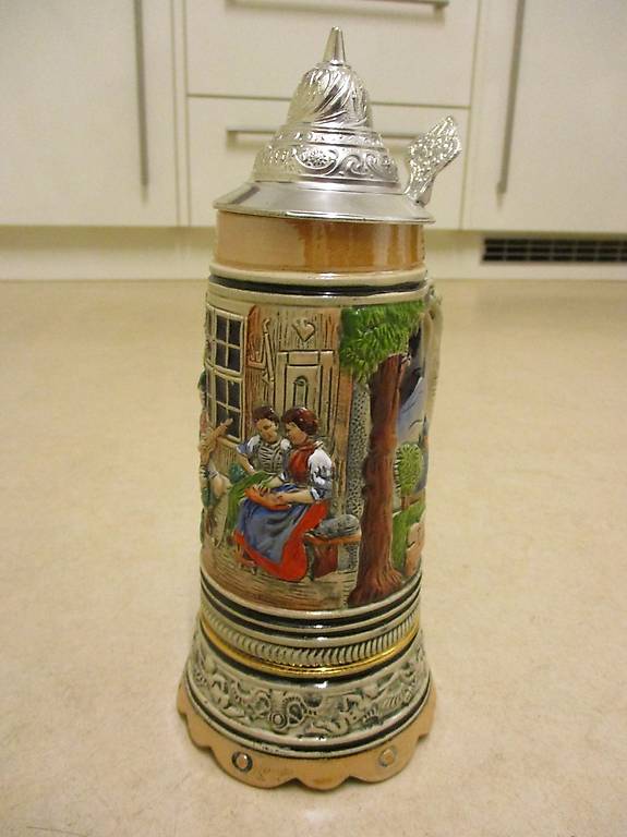 Musikdose boîte à musique Spieluhr Bier-Krug bière REUGE RAR