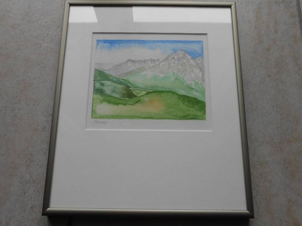 Aquarell "OFENPASS" - (R)