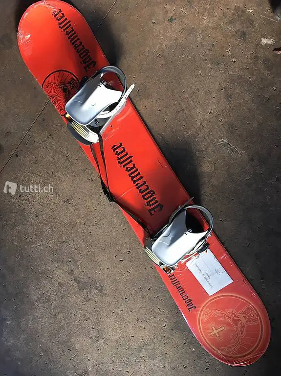 neues Snowboard Jägermeister inkl Softbindung Sammlerstück