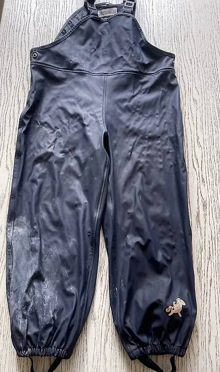Regenhose dunkelblau, Gr. 122