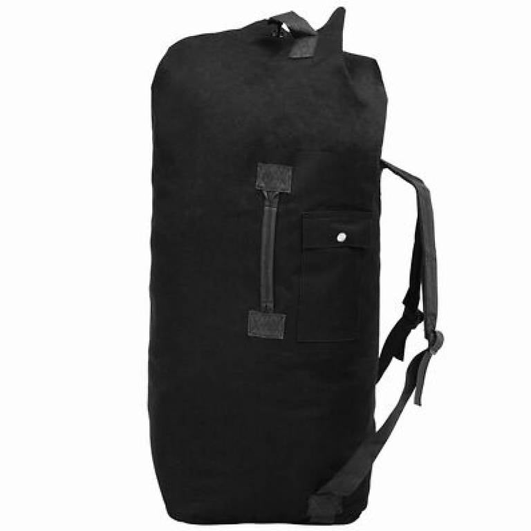 Seesack Armee-Stil 85 L Schwarz 283673