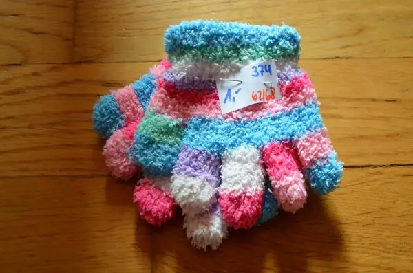 Handschuhe gestreift Gr.62/68