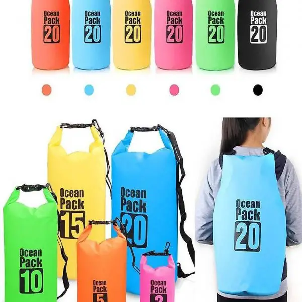  Seesack Strandtasche wasserdicht Outdoor 10L -15L-20L