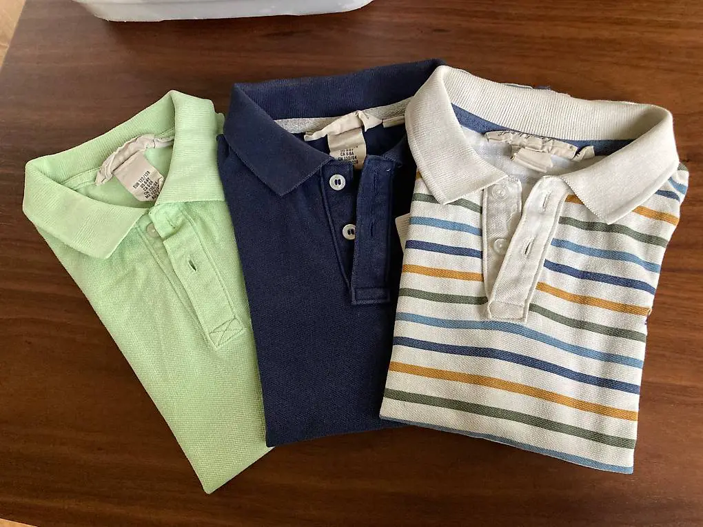 Poloshirts 3 Stück Gr. 122/128