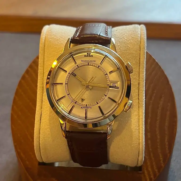 Jaeger-LeCoultre Memovox Autodate Alarme Serviced Gold 18Kt