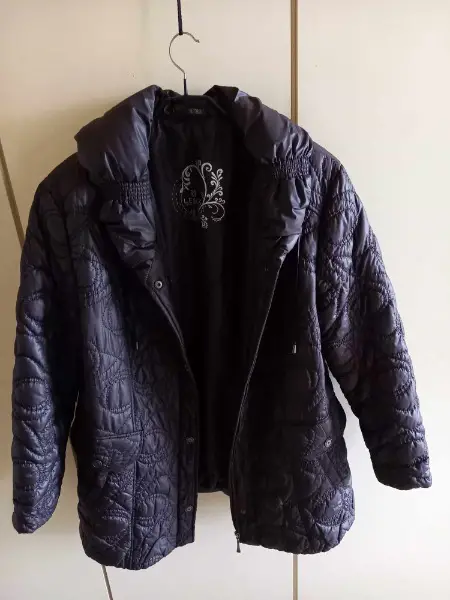 Damen Daunenjacke, braun Gr 46 (LEBEK)