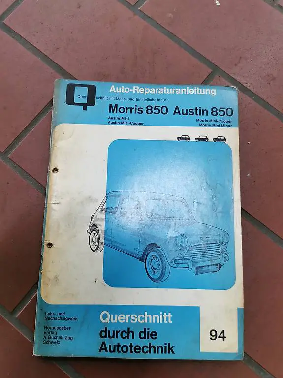 Reparatur Anleitung Morris 850 / Austin 850