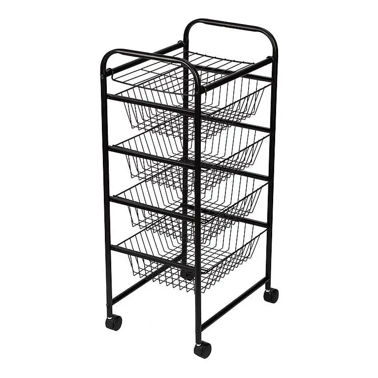  Küchenwagen Rudbjerg Metall Schwarz