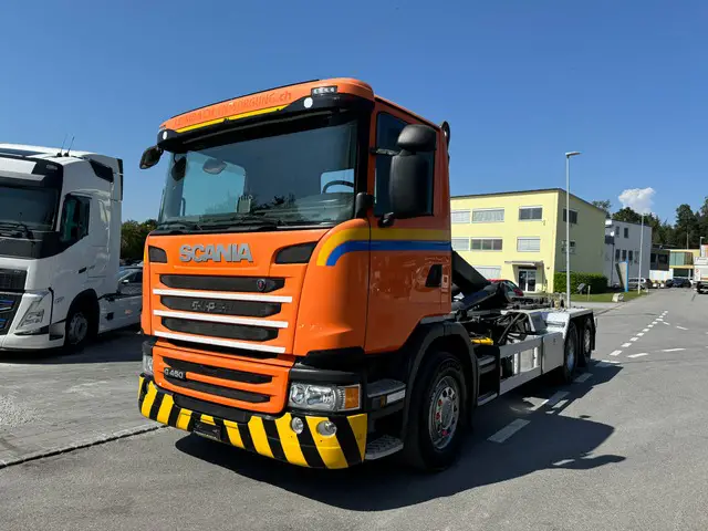 SCANIA, G450 LB, Abrollkipper (Haken)