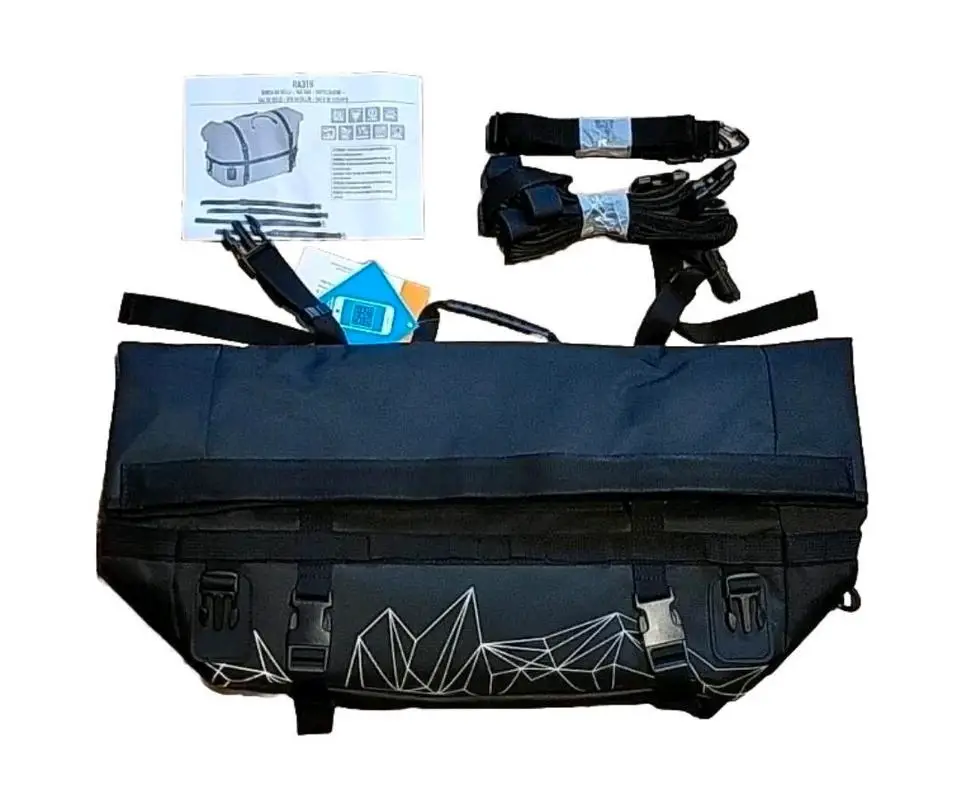 Kappa Hecktasche Schwarz RA318, Motorrad Gepäcktasche, 32L