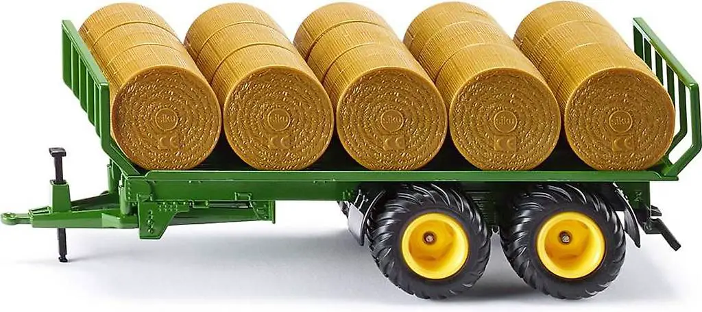SIKU 2891 Rundballenanhänger 1:32 mit 15 Ballen