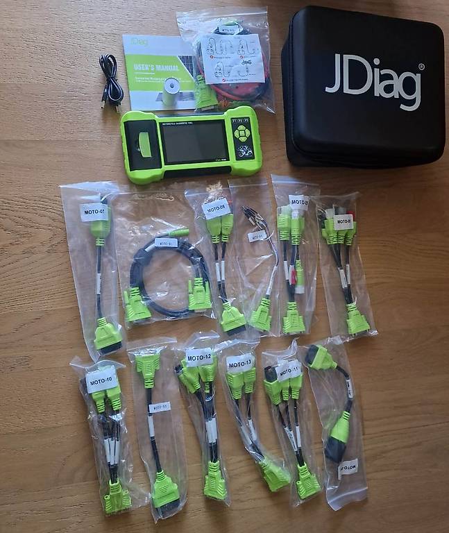 2025 JDiag M3OO Motorrad-Diagnosegerät, OBD2-Scanner, Motorr