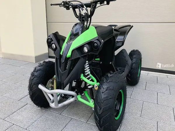  Elektro Quad, ATV , Wiese, Weide Garten Areal, Feldweg Berg