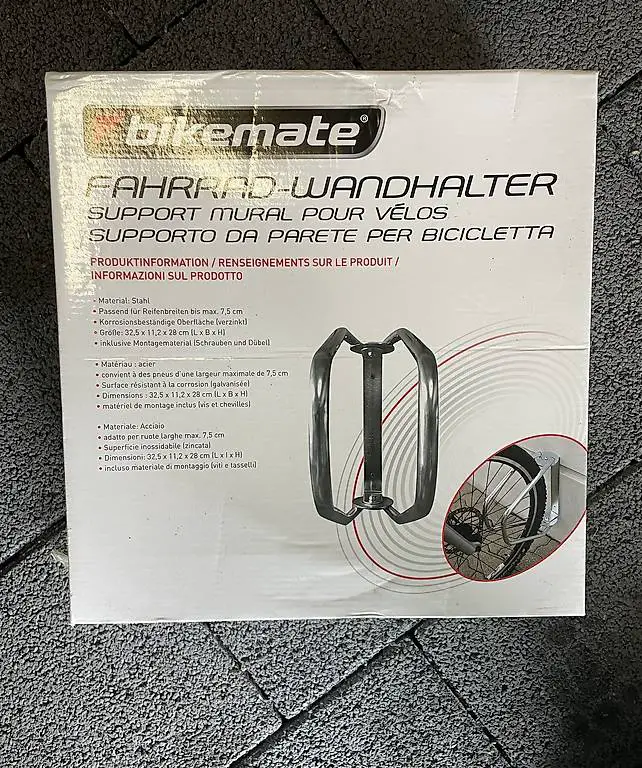 Fahrrad-Wandhalter Bikemate, 2 Stück