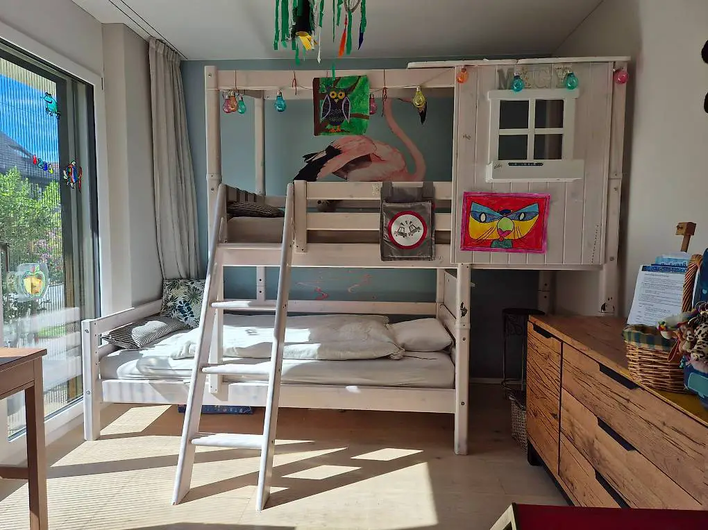 Hoch-/Etagen-/Hausbett FLEXA