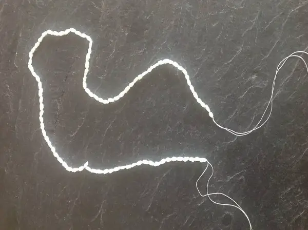 Eine Zuchtperlenkette , ohne Verschluss 40 cm.Länge