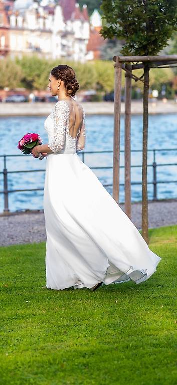 Brautkleid Grösse 36/38 auch für grosse Frauen