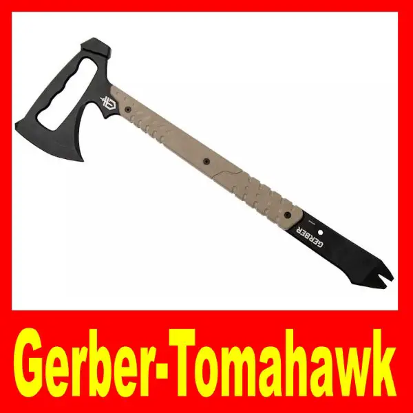 Gerber Downrange Tomahawk mit Hammerkopf und Brechstange