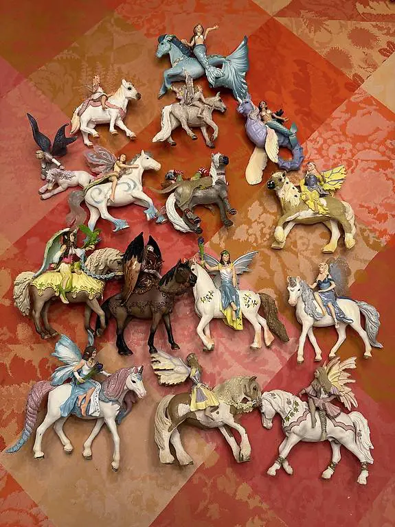Schleich Bayala viele reitende Fee mit Einhorn