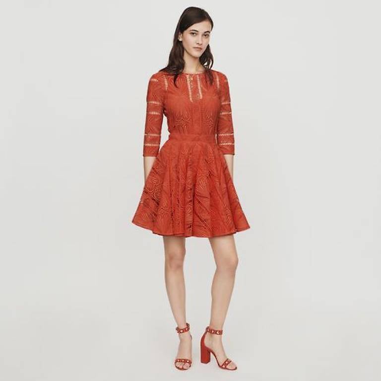 Maje Spitzenkleid, Gr. 38 (M)