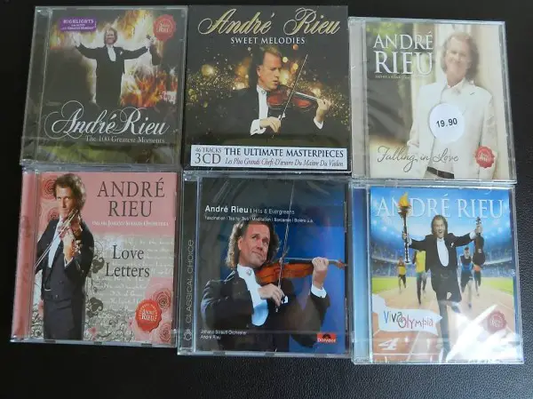6 CD"s André Rieu: Einzeln Fr. 2.00
