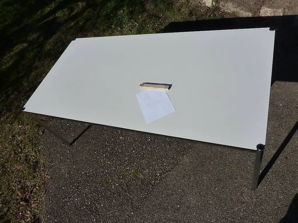 USM Haller Tisch Esstisch Bürotisch Seminartisch Stühle