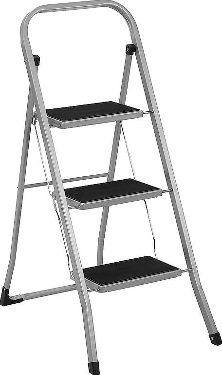 Trittleiter 3 Stufen Leiter Klapptritt Klappleiter