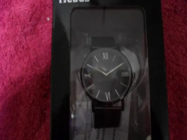 Mebus Herrenquarz Uhr schwarz oder silber neu o.v.p.