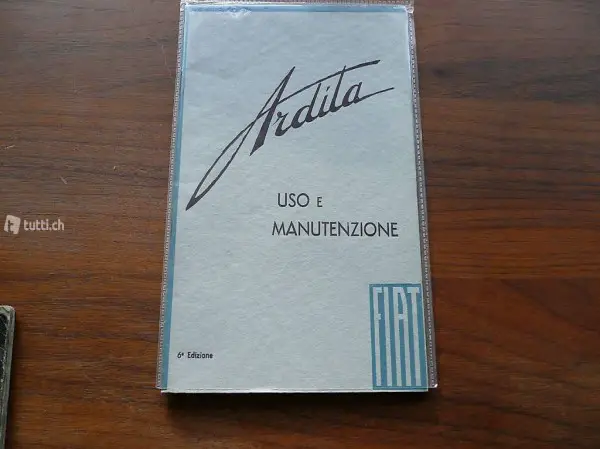 Fiat Ardita 1932 Betriebsanleitung