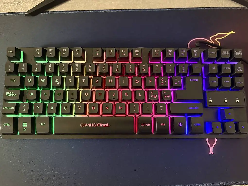 vendi tastiera trust