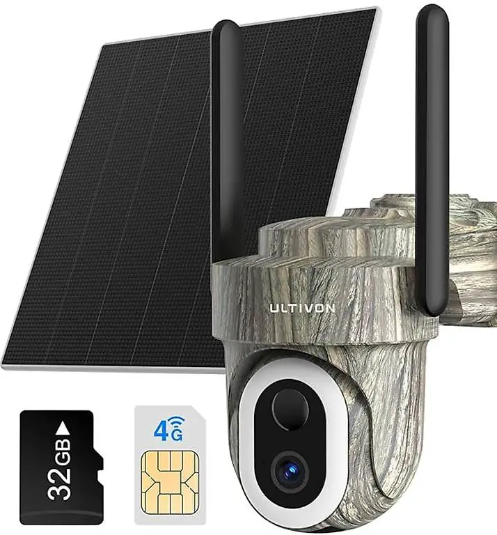 Ultivon 4G Akku Überwachungskamera