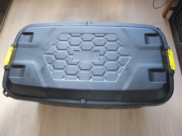 Transport-Box schwarz 93 x 53 x 46 cm (145 Liter)