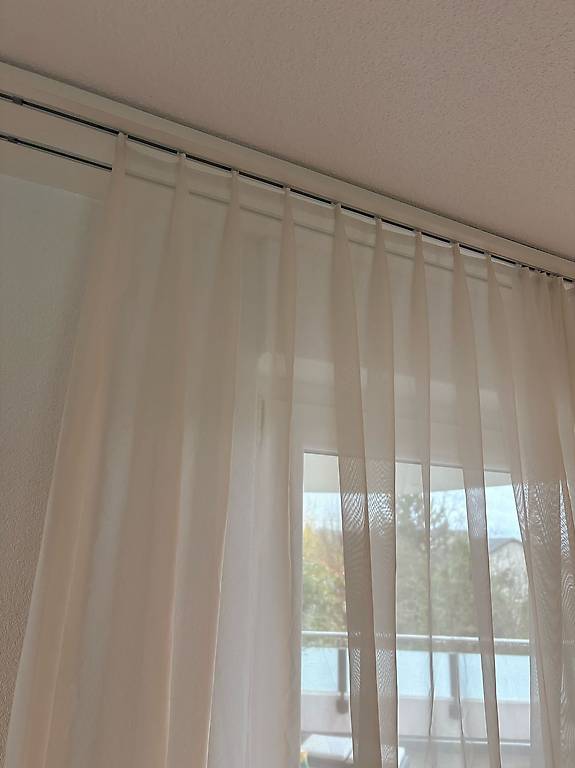 Vorhang crémefarbig