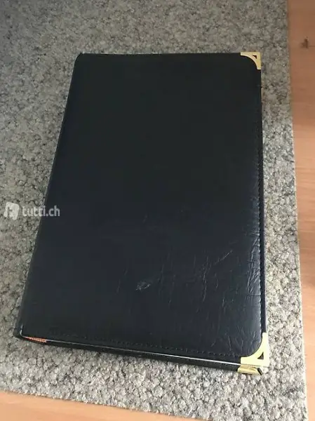  Fotoalbum mit Lederbindung, 40 Seiten + grosses Format