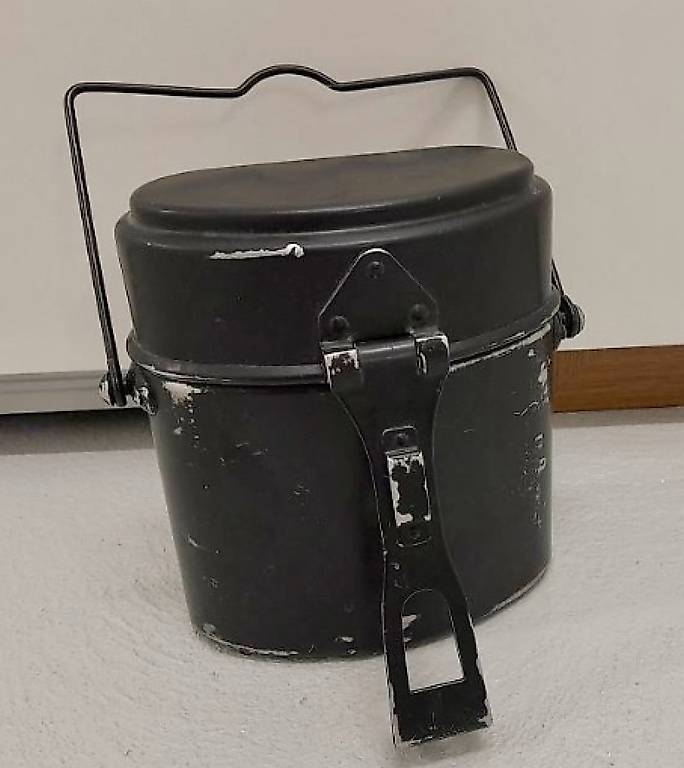 Schweizer Armee Gamelle inkl. Besteck