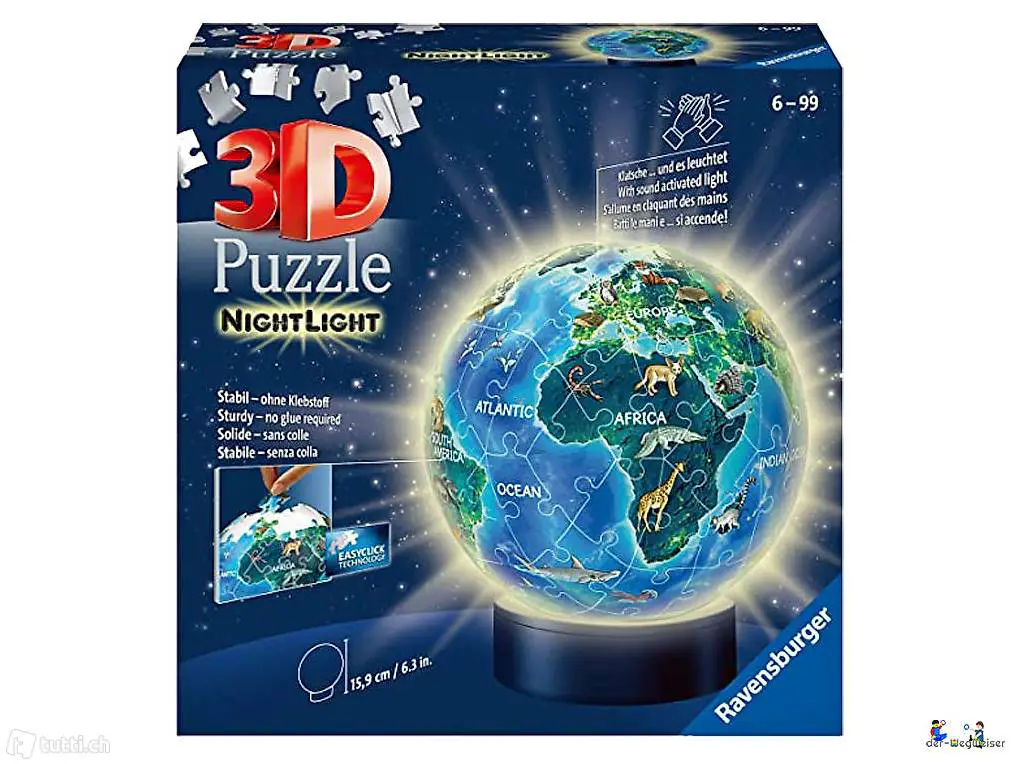  3D Puzzleball bei Nacht 11844 / 72-teilig