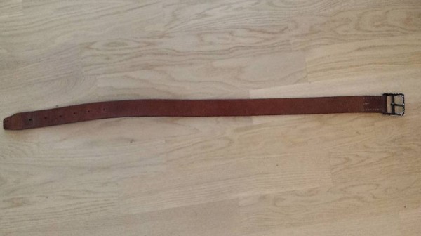 Ledergurt Gurt Riemen Militär