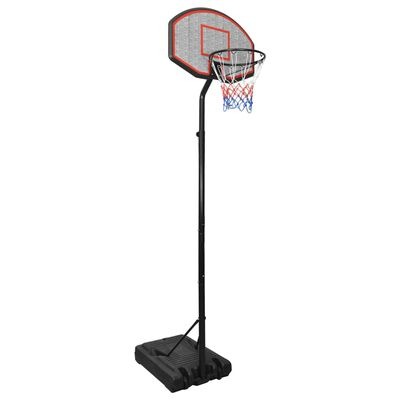  vidaXL Basketballständer Schwarz 282-352 cm Polyethylen