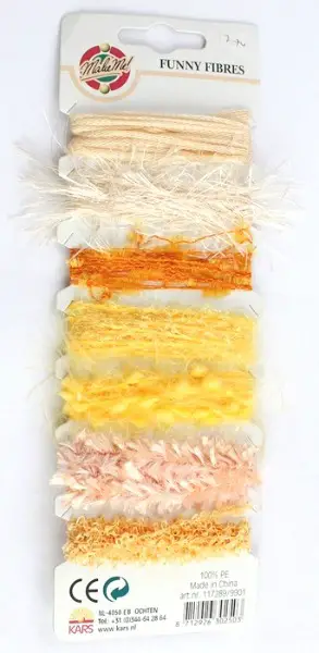 Funny Fibres gelb / orange