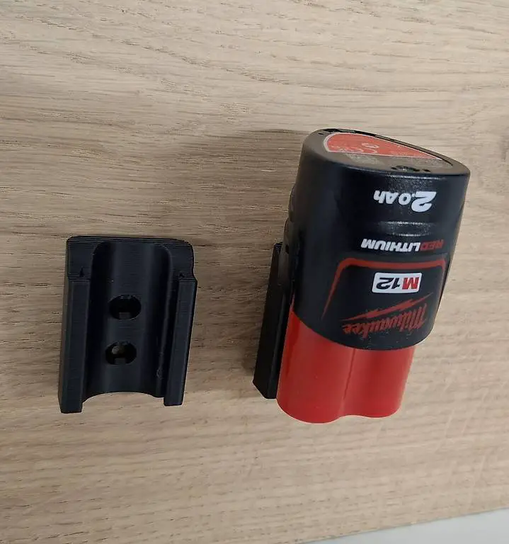 3x Akkuhalter Milwaukee M12 Werkstatt Akku Halter 12V