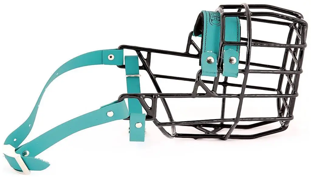 Maulkorb Draht gummiert Bullterrier Rüde o.ä. Rassen (Chopo)