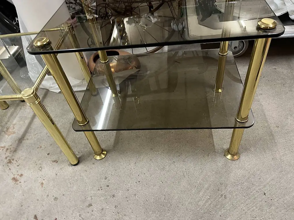 Messing Beistelltisch