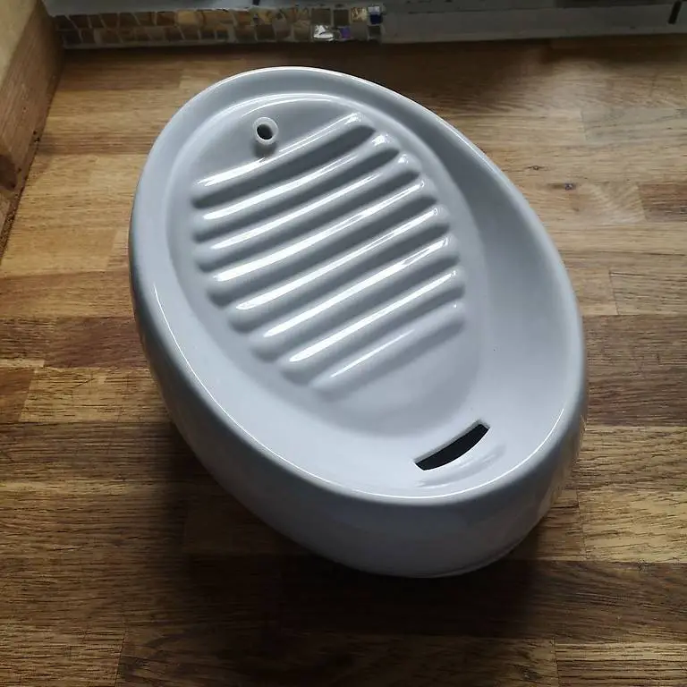 Katzen Trinkbrunnen Keramik