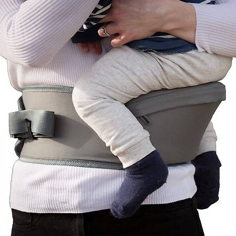 Tragesitz BABY, Hüftesitz, Hippychick, Rückenstützgürtel