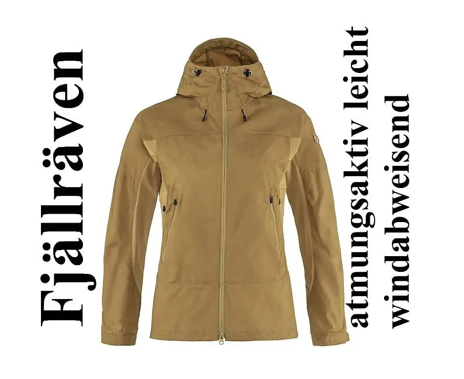 S NEU 280.- Fjällräven Wanderjacke Regenjacke bequem +leicht
