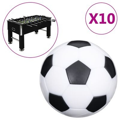 vidaXL Tischfussball-Bälle 10 Stk. 32 mm ABSSKU:92509