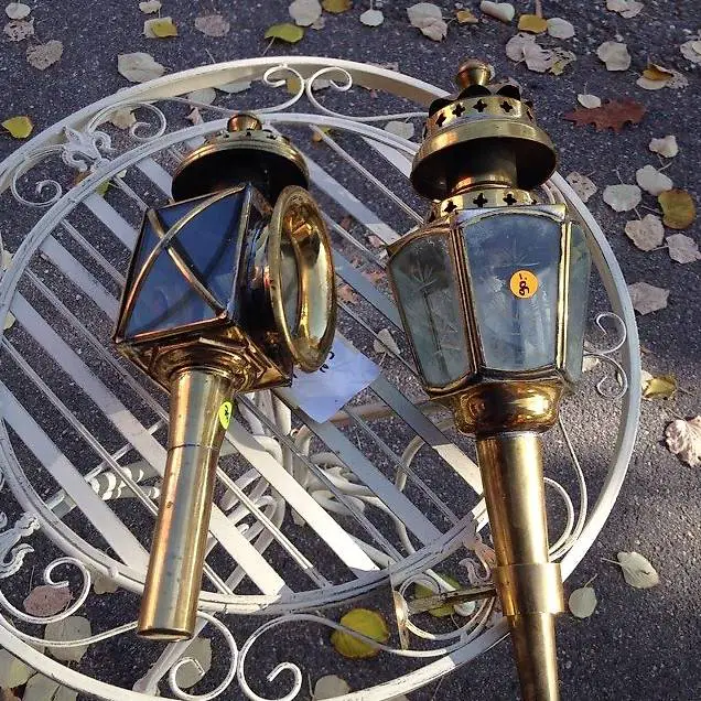 Kutschen Lampen, Messing diverse an Lager Stück