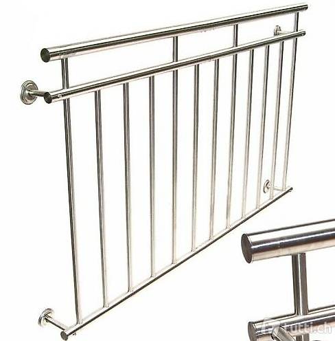  Edelstahl Französische Balkongeländer Fenstergitter - 100x90